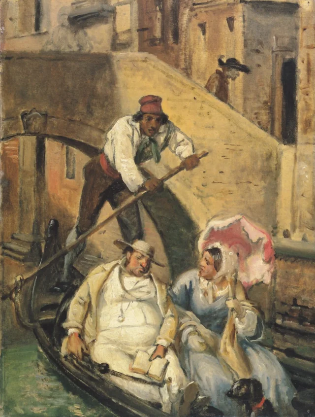 Viajeros en Venecia, Wilhelm Marstrand