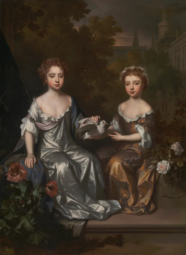 Portrait de Henrietta et Mary Hyde, Willem Wissing