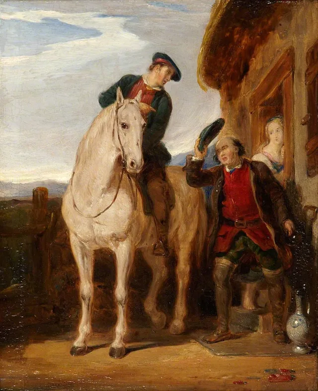 La copa del estribo, William Allan
