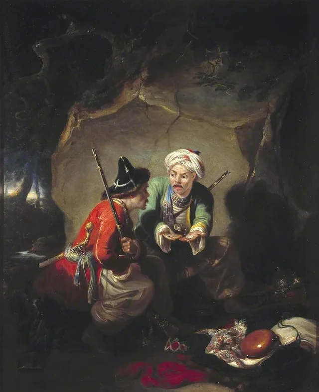 Tartar Robbers Dividing Spoil, William Allan