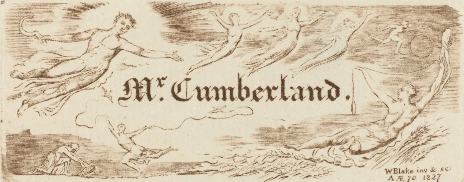 George Cumberland's Card, William Blake