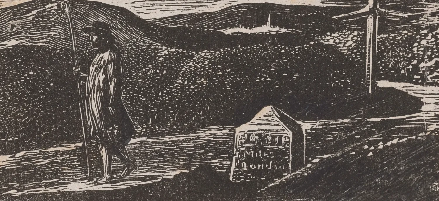 Las Pastorales de Virgilio: El viaje de Colinet, William Blake