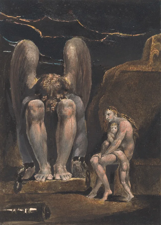 America a Prophecy, plate 1: Albion's Angel; Frontispiece