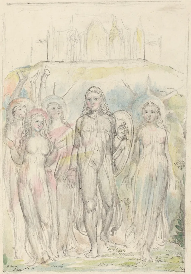 Christian with the Shield of Faith, Taking Leave of His Companions