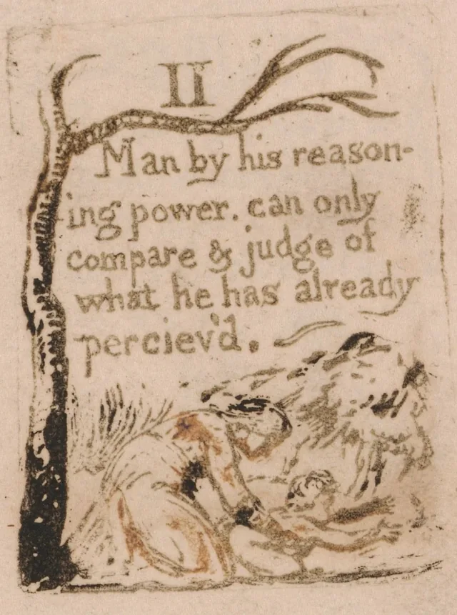 Il n'y a pas de religion naturelle, planche 4 : II. « Man by his reasoning power can only compare... »