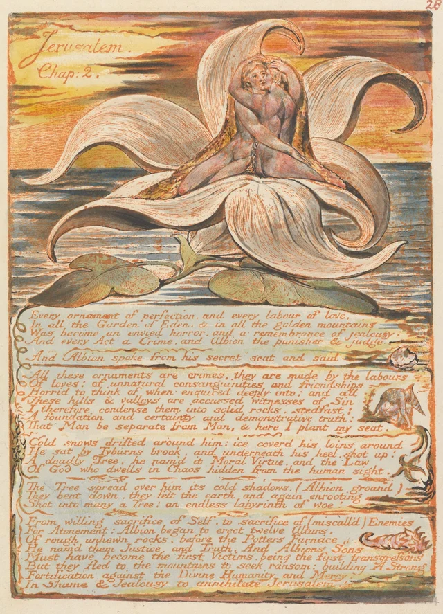 Jérusalem, planche 28 : « Jerusalem, Chapter 2. Every ornament of perfection... »
