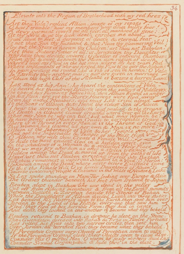 Jérusalem, planche 34 : « Elevate into the Region of Brotherhood... »