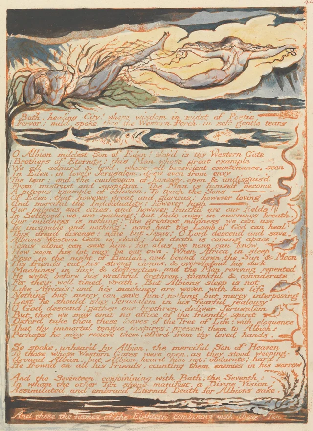 Jerusalem, plate 45: "Bath, healing City!..."