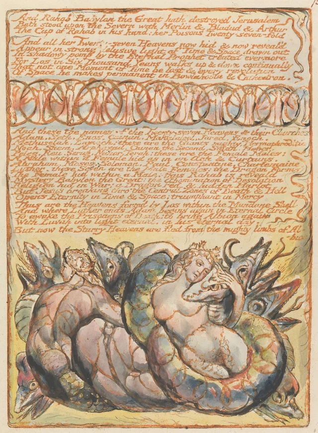 Jerusalem, plate 75: "And Rahab Babylon the Great..."