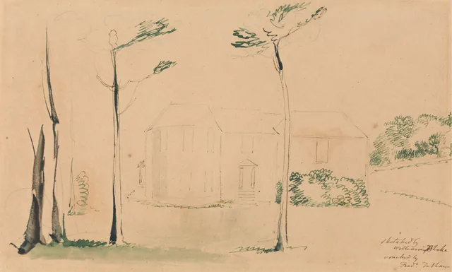 The Entrance Front of Hayley's House at Eartham