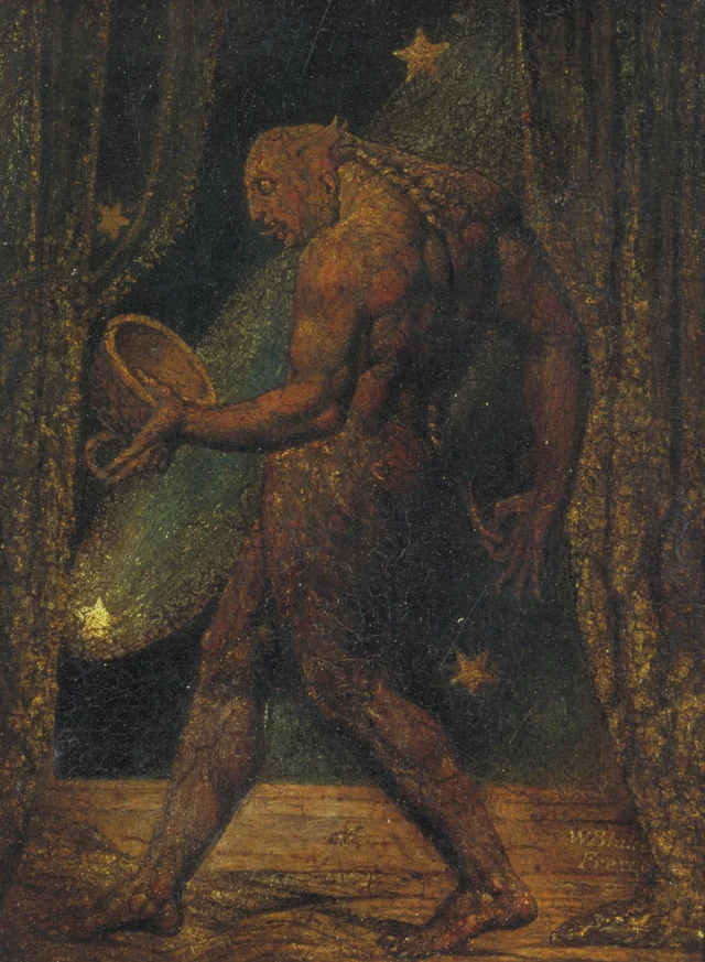 El fantasma de una pulga, William Blake