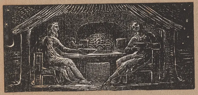 The Pastorals of Virgil: Thenot and Colinet Eat their Evening Meal