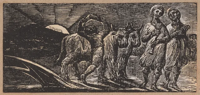 The Pastorals of Virgil: Boy Returning Joyfully with Plough and Oxen