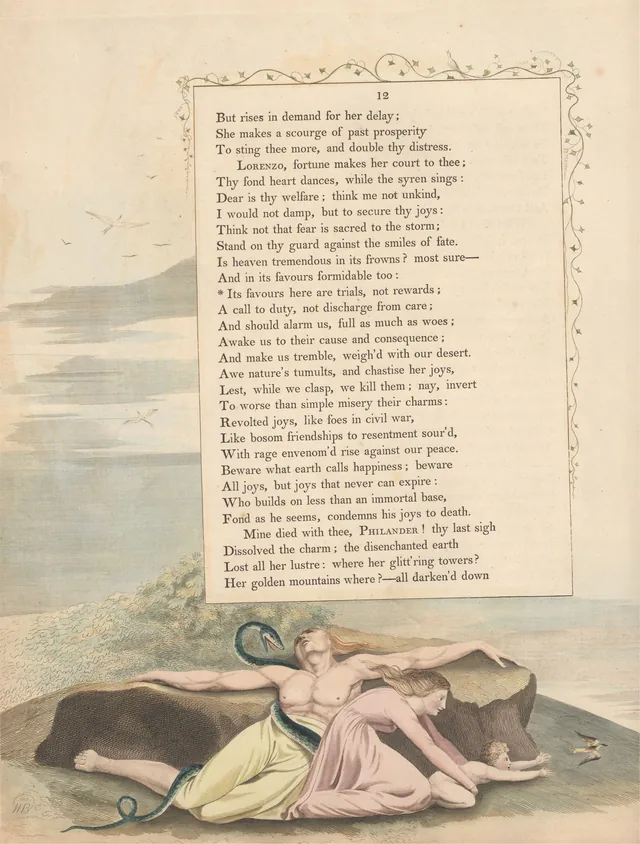 Pensées nocturnes, page 12 : « Its favours here are trials, not rewards »