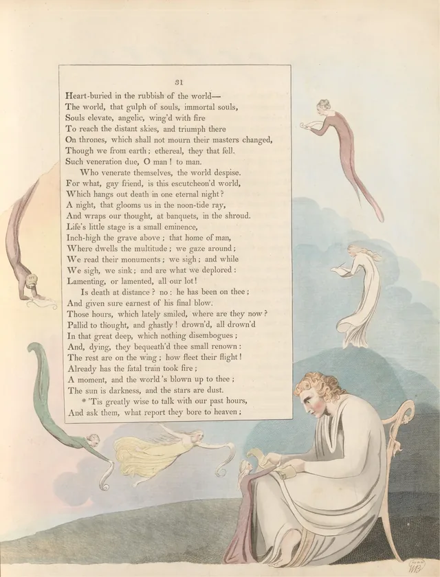 Night Thoughts, page 31: 'Tis greatly wise to talk with our past hours'