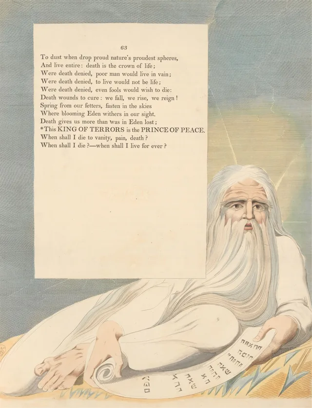 Pensées nocturnes, page 63 : « This King of Terrors is the Prince of Peace »