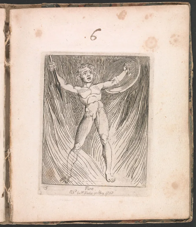 For Children: The Gates of Paradise, plate 7: Fire