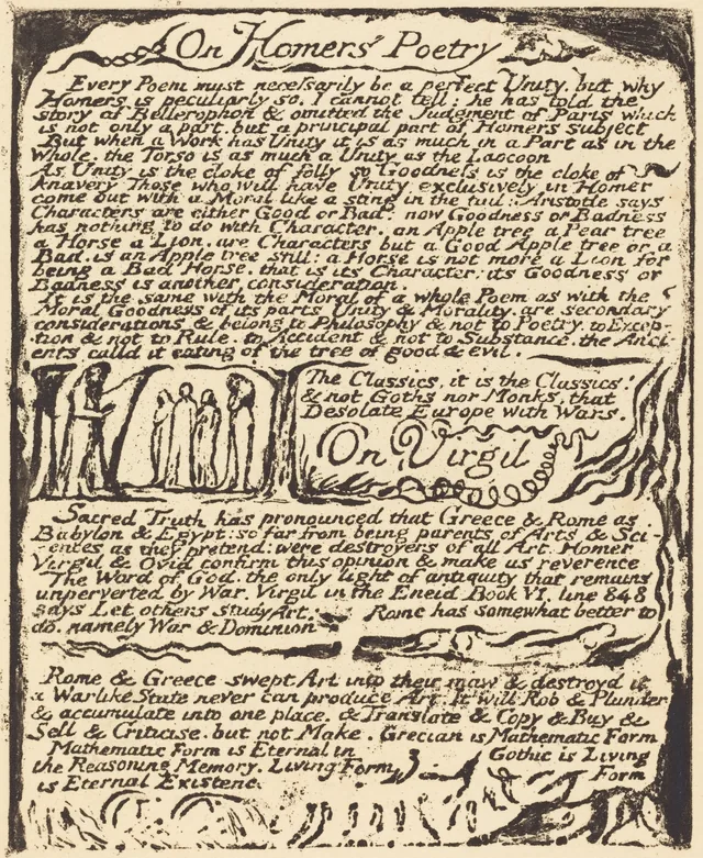 On Homer's Poetry (and) On Virgil