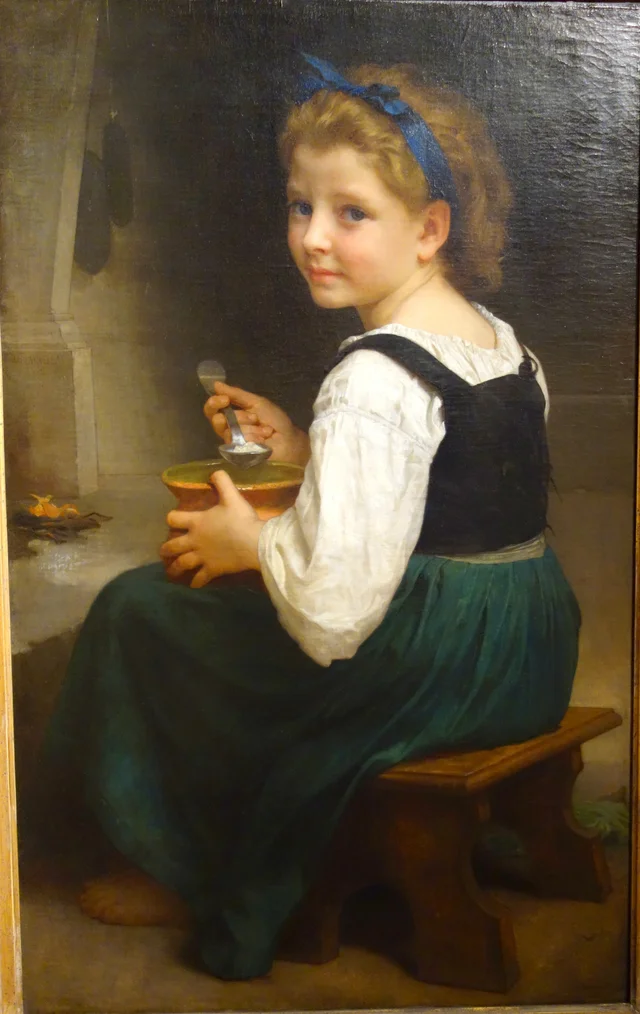 Girl Eating Porridge, William Bouguereau