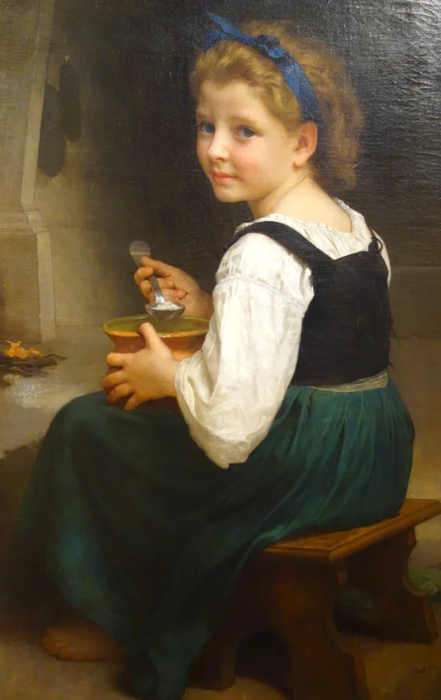 Girl Eating Porridge, William Bouguereau