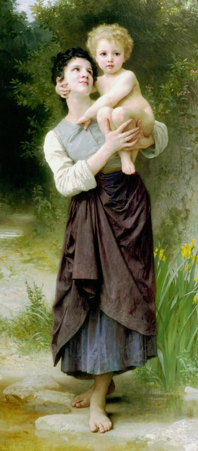 Brother and Sister, William Bouguereau