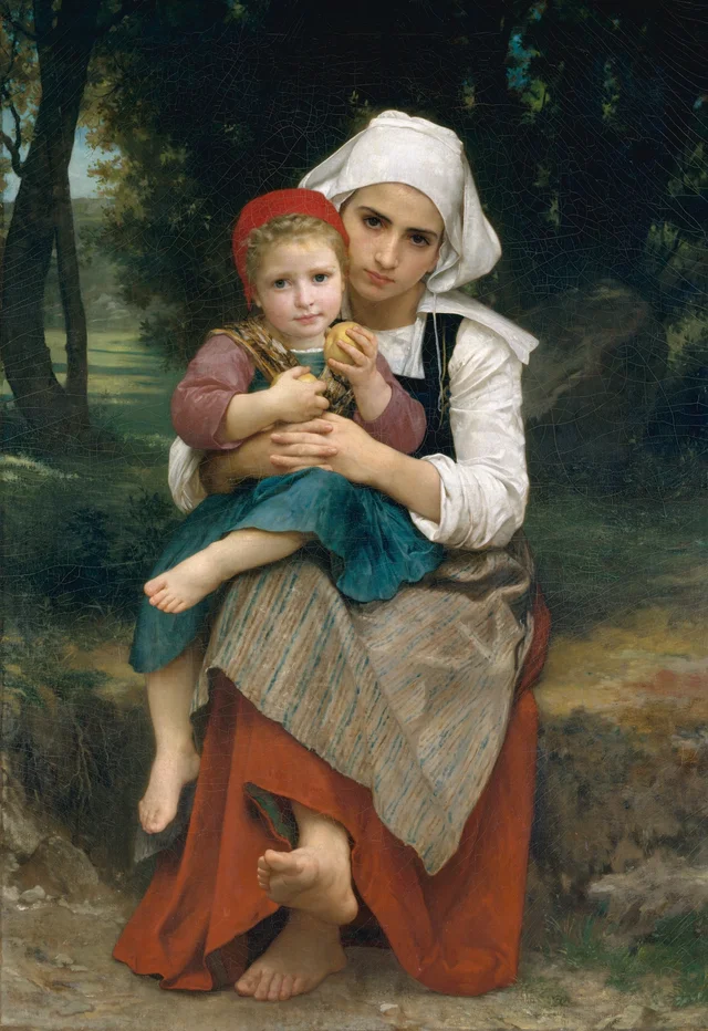 Breton Brother and Sister, William Bouguereau