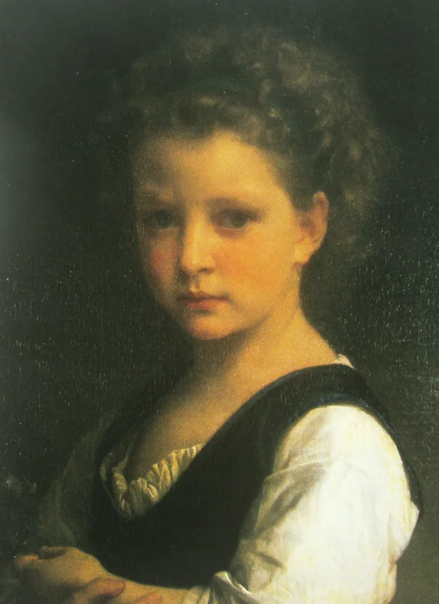 Girl with Violets, William Bouguereau