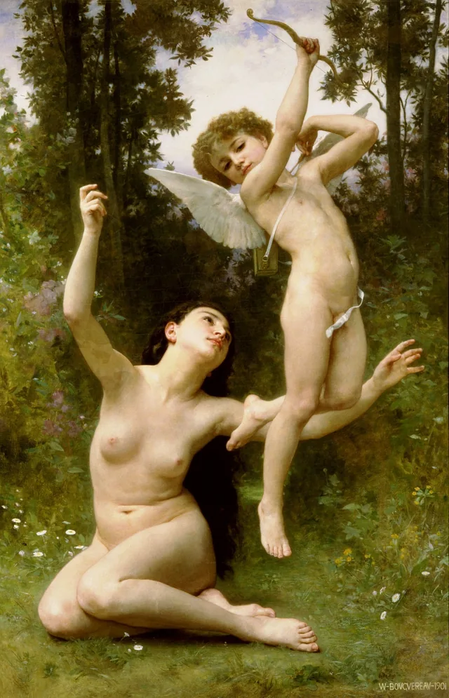 Flight of Love, William Bouguereau