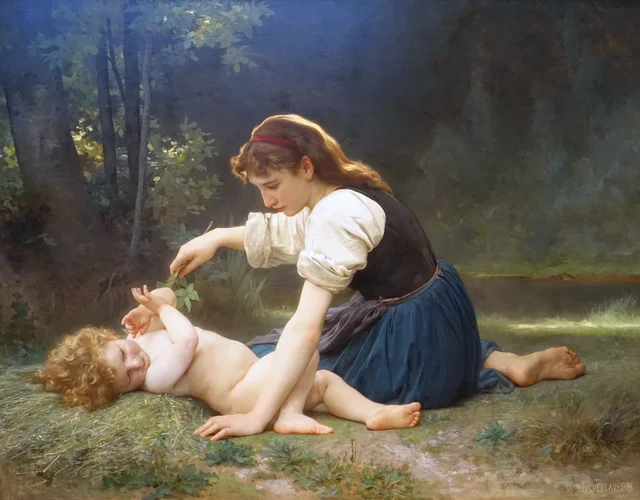 Nature's Fan, William Bouguereau