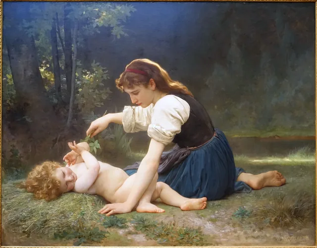 Nature's Fan, William Bouguereau