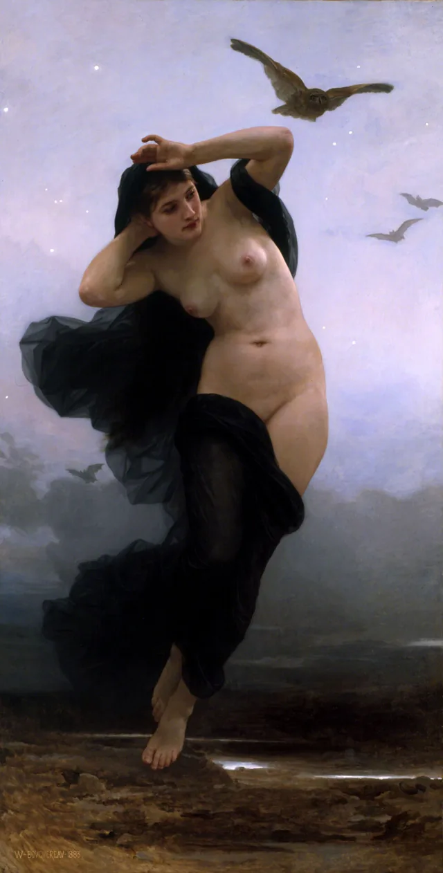 Night, William Bouguereau