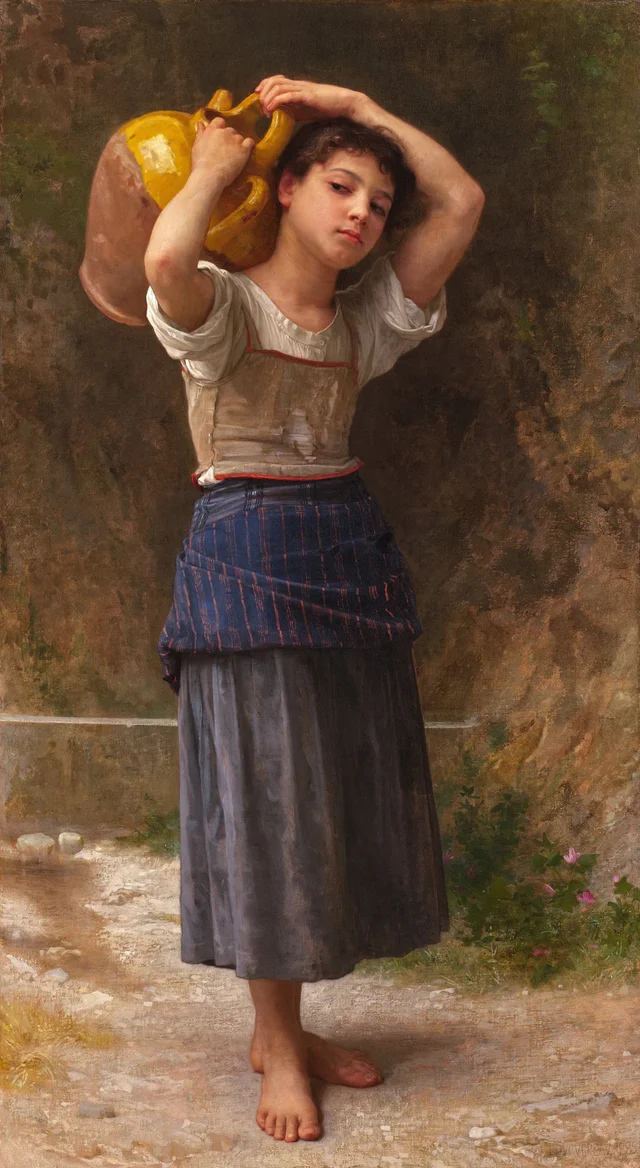 The Water Girl, William Bouguereau