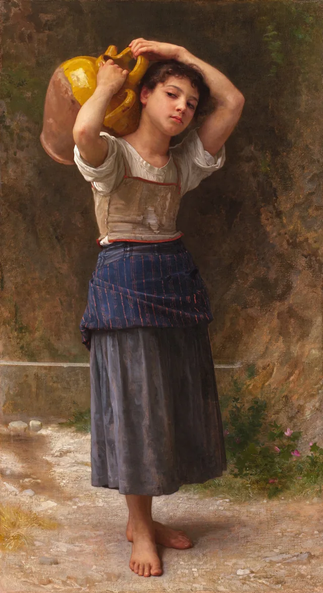 The Water Girl, William Bouguereau