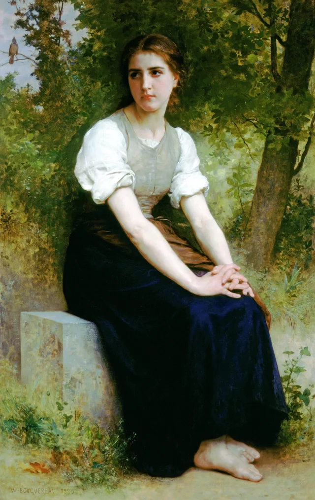 The Song of the Nightingale, William Bouguereau