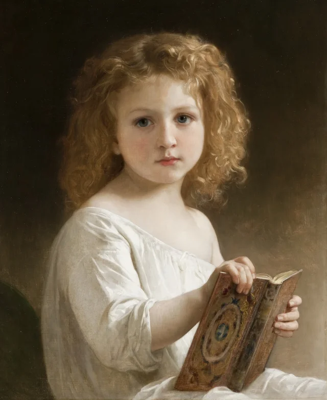 The Story Book, William Bouguereau