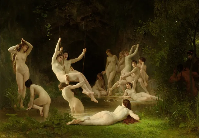 The Nymphaeum, William Bouguereau