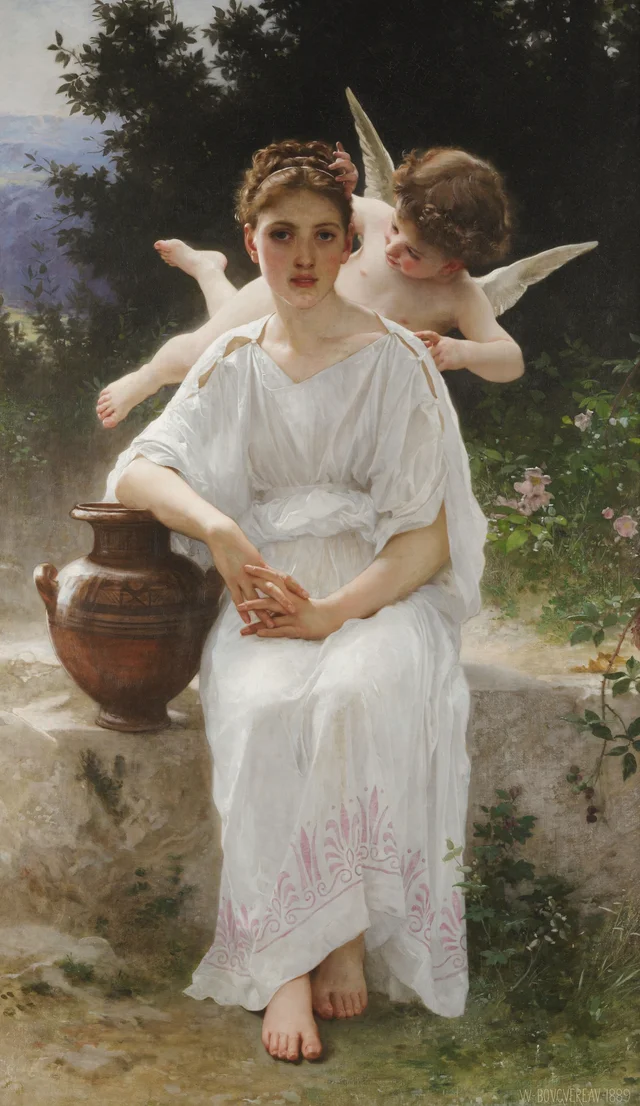 Whisperings of Love, William Bouguereau