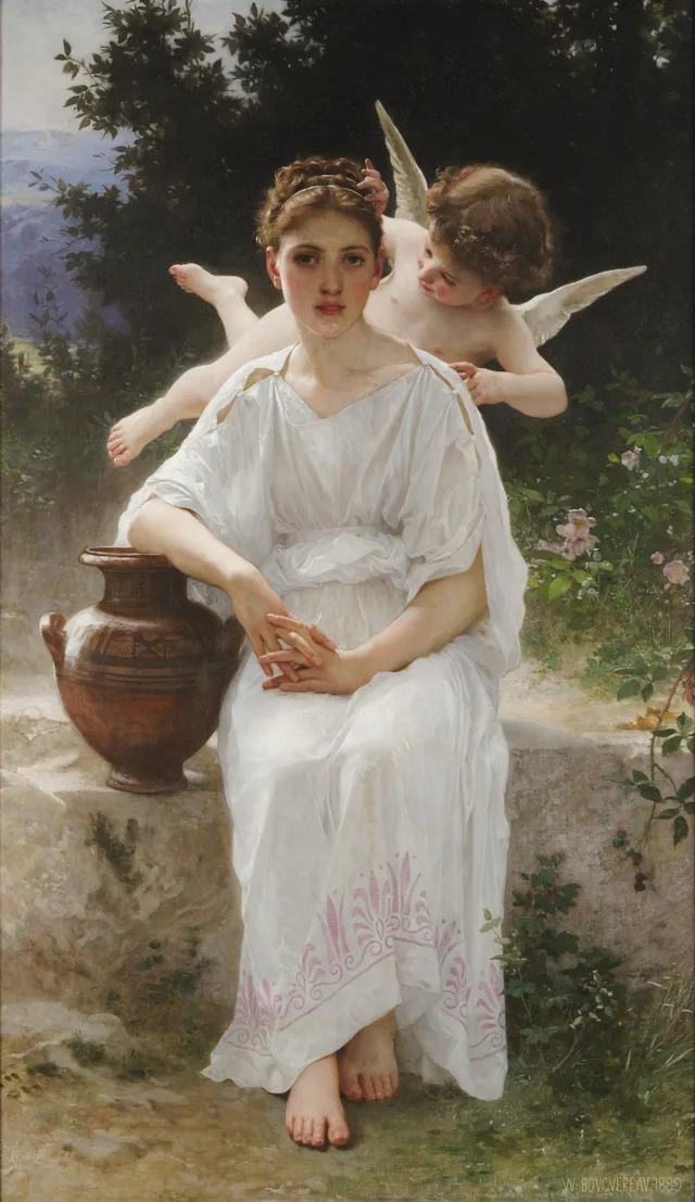 Whisperings of Love, William Bouguereau
