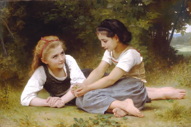 The Nut Gatherers, William Bouguereau