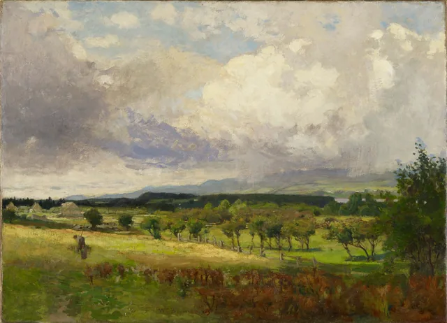 O Vale Saint-François, ilha de Orléans, William Brymner