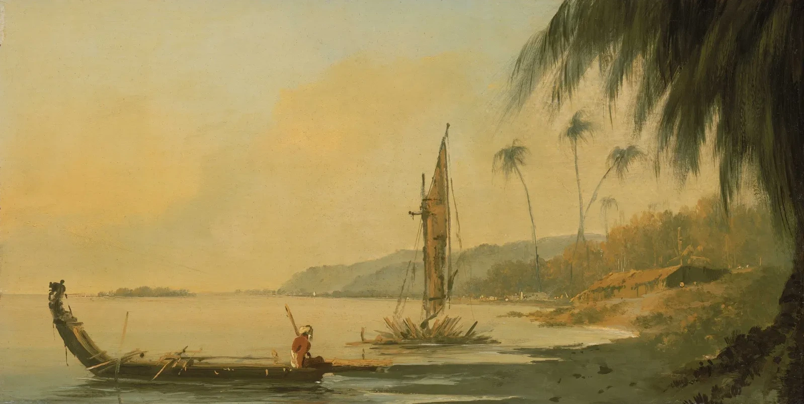 Vista desde Point Venus, isla de Otaheite (Tahití), William Hodges