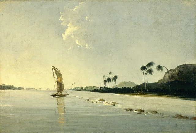 Vue d'une partie de l'île d'Ulietea (Raiatea), William Hodges
