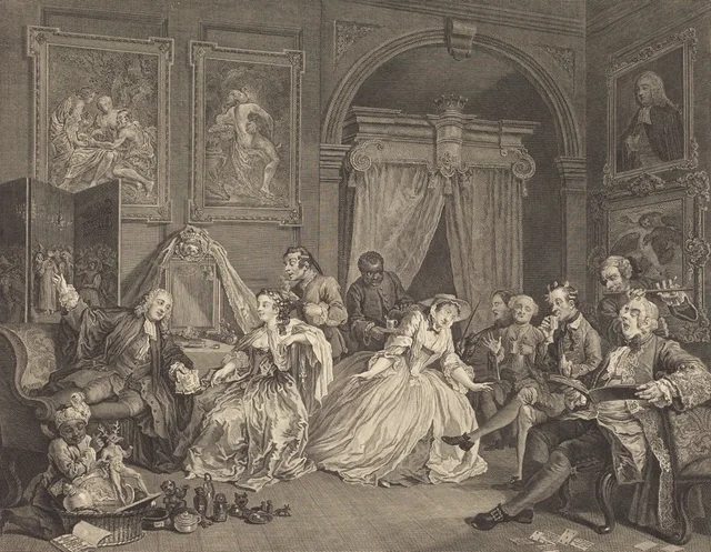 Marriage a la Mode: pl.4, William Hogarth