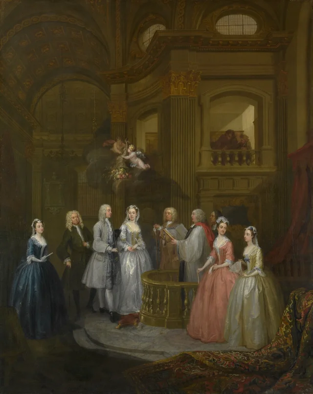 Le Mariage de Stephen Beckingham et de Mary Cox, William Hogarth