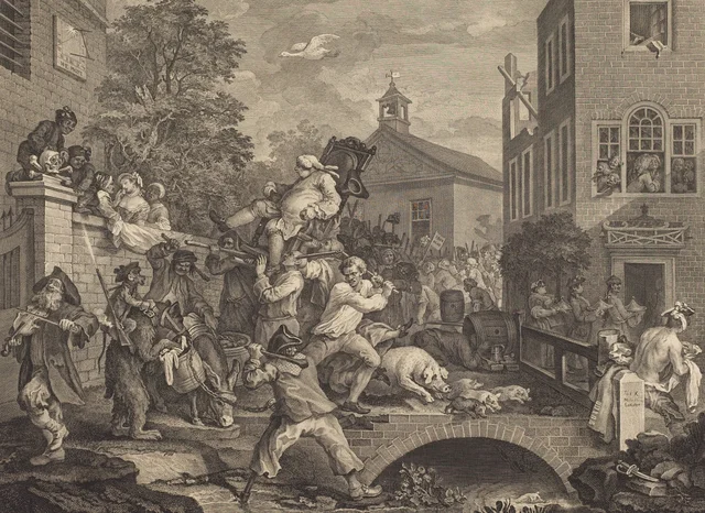 Chairing the Members, William Hogarth