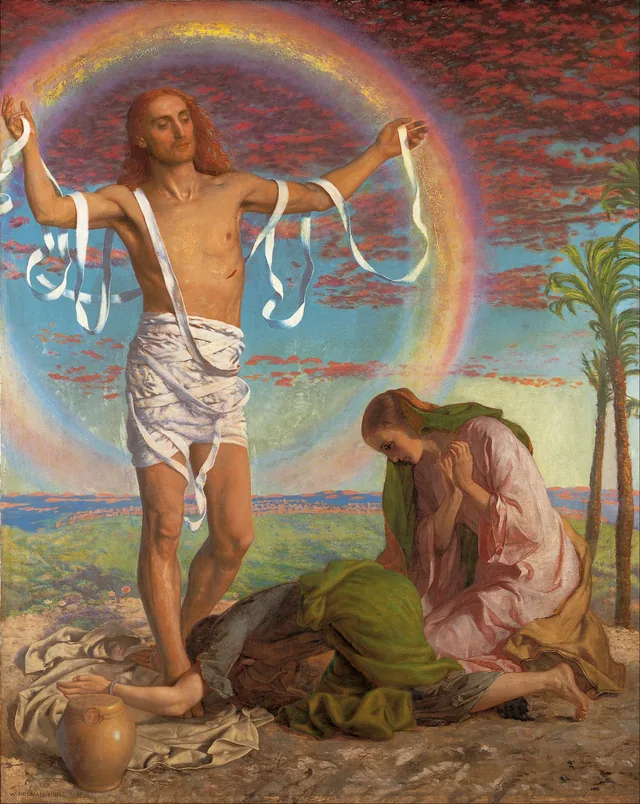 Cristo e as duas Marias, William Holman Hunt