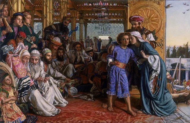 Jesus encontrado no Templo, William Holman Hunt