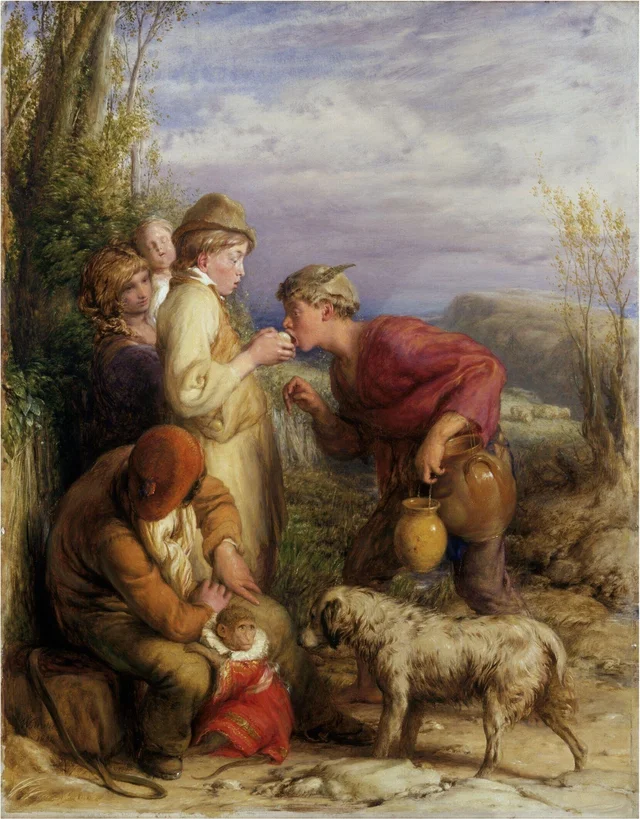 Dar uma mordida, William Mulready