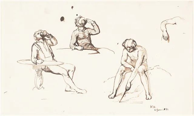 Estudos de figuras, William Mulready