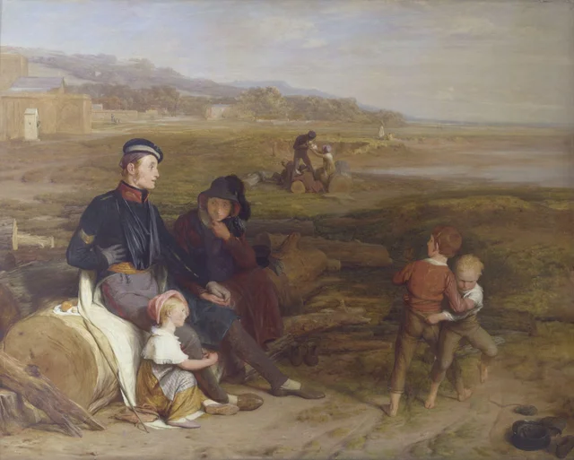 El convaleciente de Waterloo, William Mulready